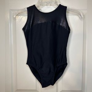Black Gymnastics Leotard
